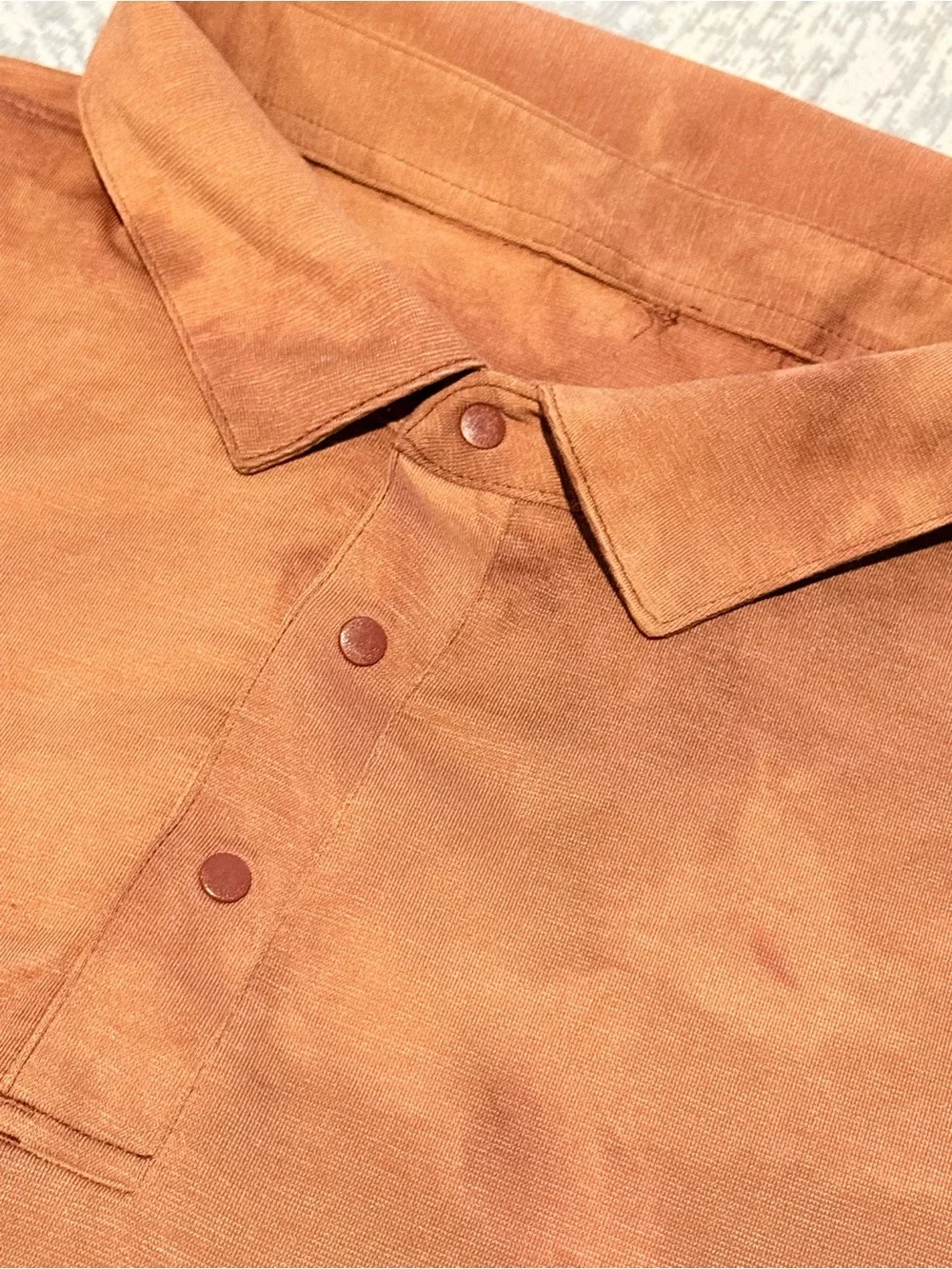 ⛔️ SOLD ⛔️ /// Men’s Evolution Short Sleeve Polo - Tidal Dye Desert - Size Large - Picture 7 of 10